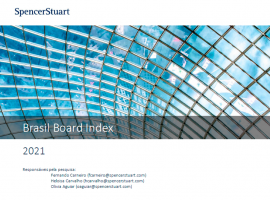 Arte da capa do relatório Brasil Board Index 2021